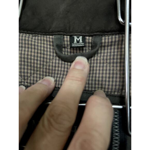 North Bay Leather Collar Jacket -‎ Men's Size M Olive - Picture 10 of 14